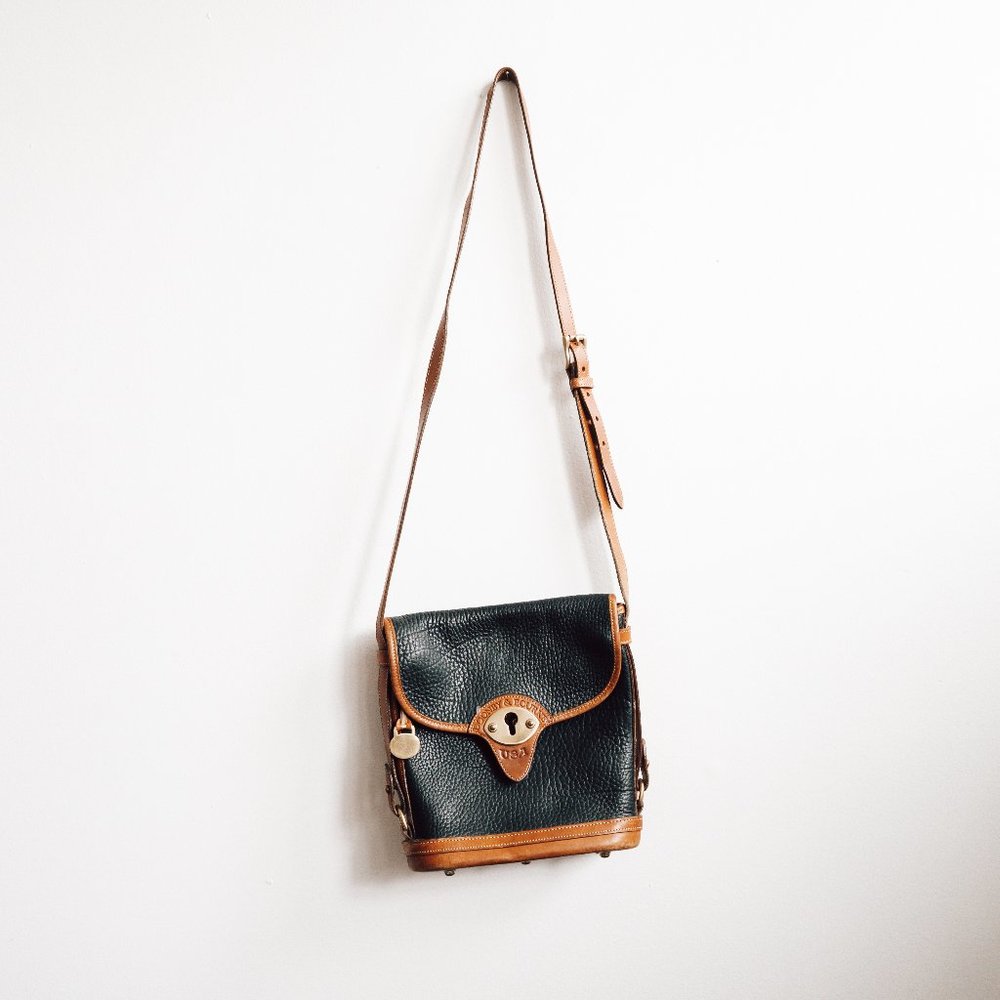 VINTAGE Dooney & Bourke Leather Shoulder Bag